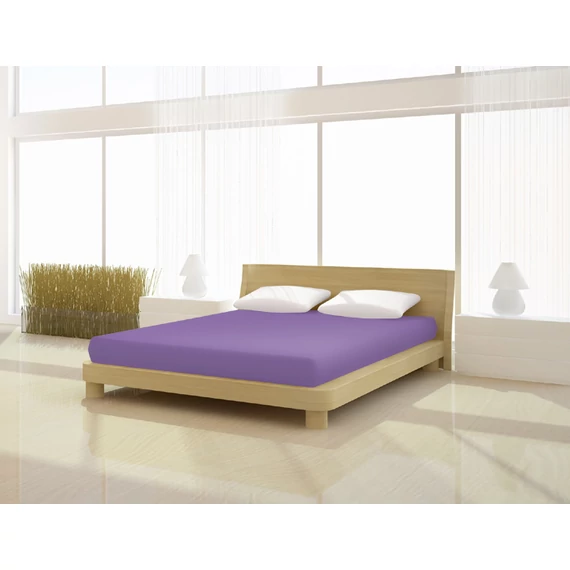 orgona-lila-szinu-pamut-deluxe-classic-gumis-lepedo